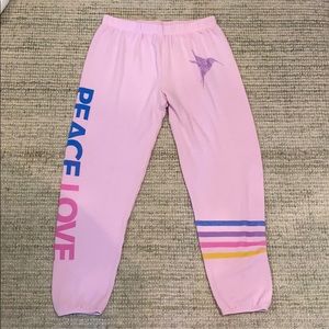 Cute pink sweat pants!!